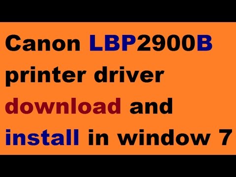 Canon Lbp2900b Driver 64 Bit
